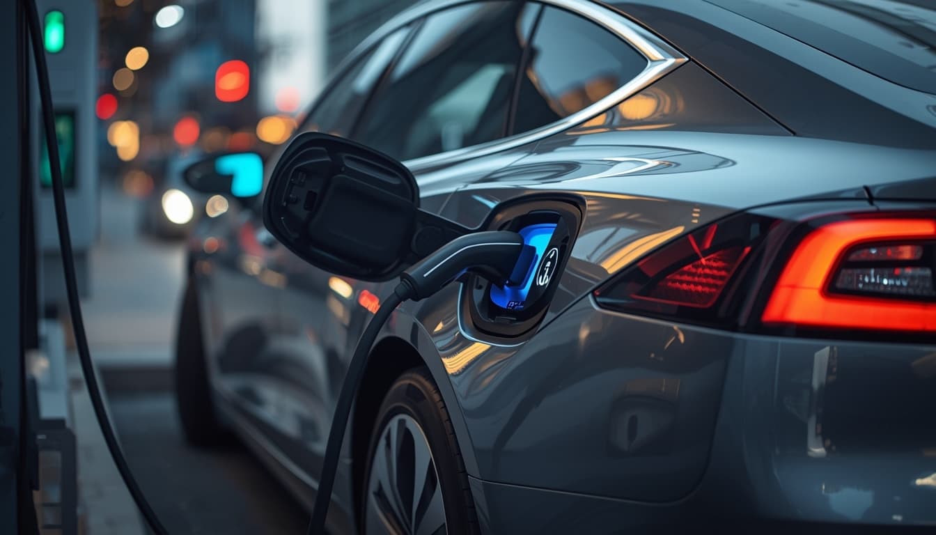 Elektrikli araç şarj kablosu — araç şarj portu