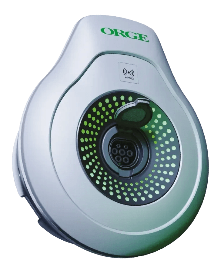 ORGE Round BASE · AC Wallbox 22 kW · Soketli