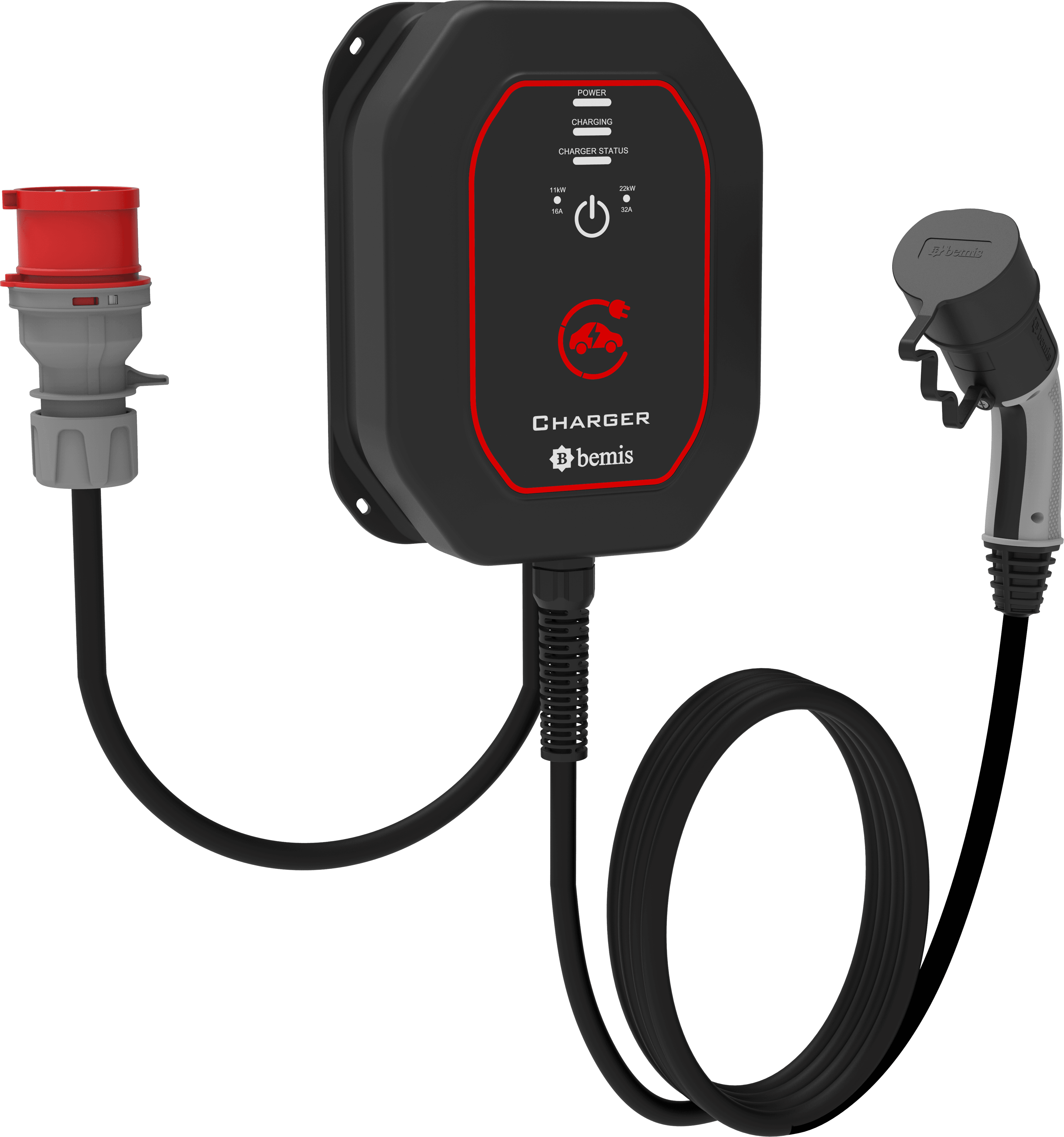 Charger 2 · AC Wallbox 22 kW · 5 m Kablolu · 5/32A Fişli