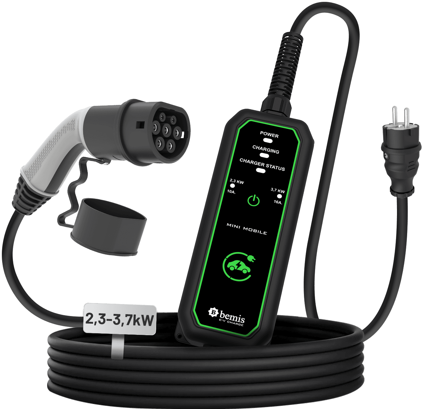 Mini Mobile · Taşınabilir Şarj Cihazı 3,7 kW · 5 m
