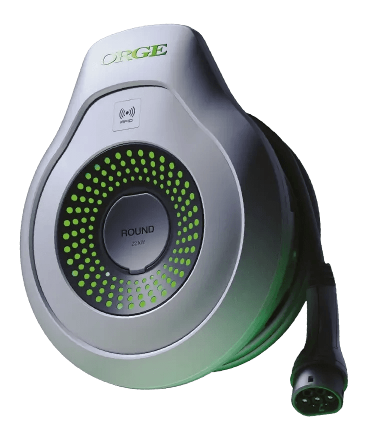 ORGE Round COMMERCIAL · AC Wallbox 22 kW · 5 m Kablolu