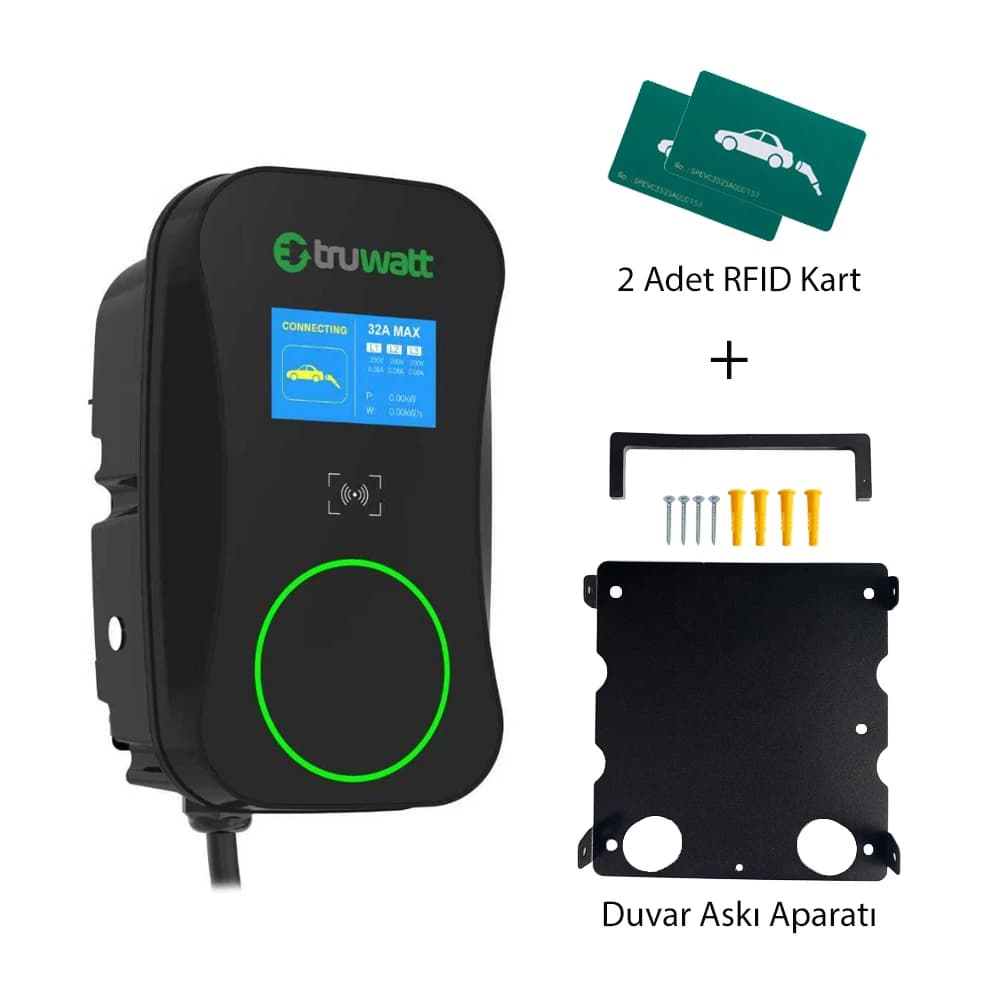ZTD605 · AC Wallbox 22 kW · 5 m Kablolu · teknik özellikler
