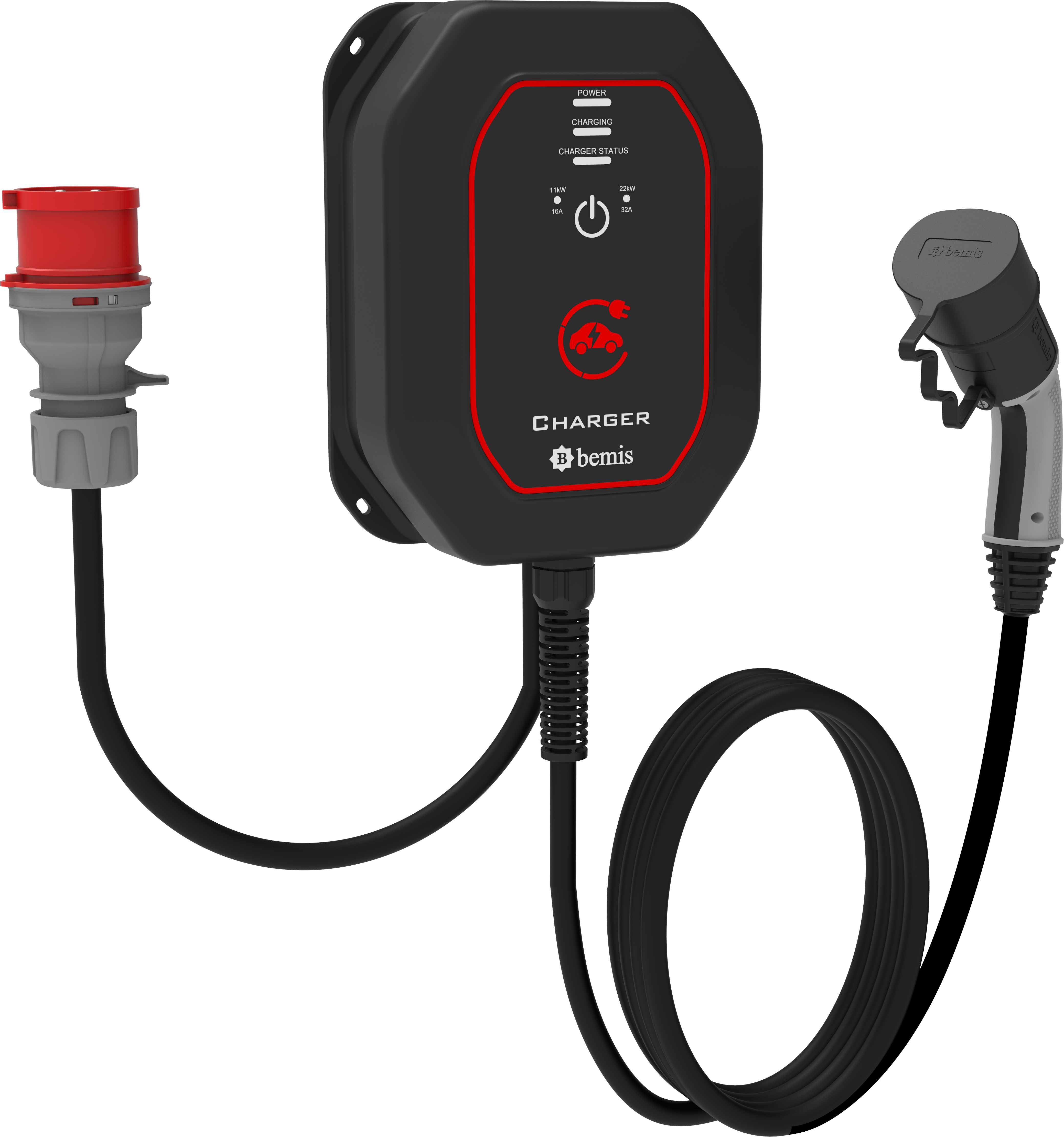 Charger 2 · 1. Nesil · AC Wallbox 22 kW · 5 m Kablolu · 5/32A Fişli