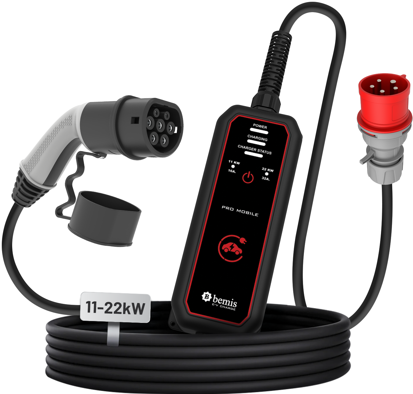 Pro Mobile · Taşınabilir Şarj Cihazı 22 kW · 5 m