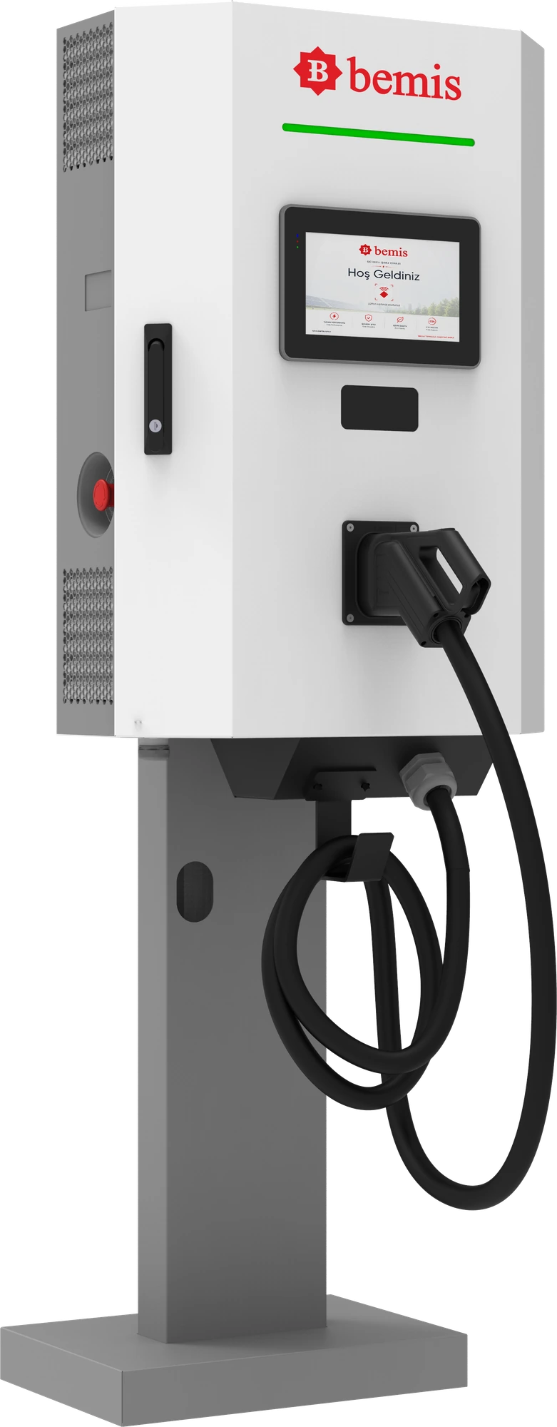 DC Hızlı Şarj — 40 kW Tek Soket · Direk Tipi